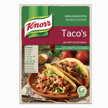 Knorr Worldwide Dishes mexikanska tacos 139 g